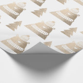 Niedliche hübsche Rose Geschenkpapier (Ecke)