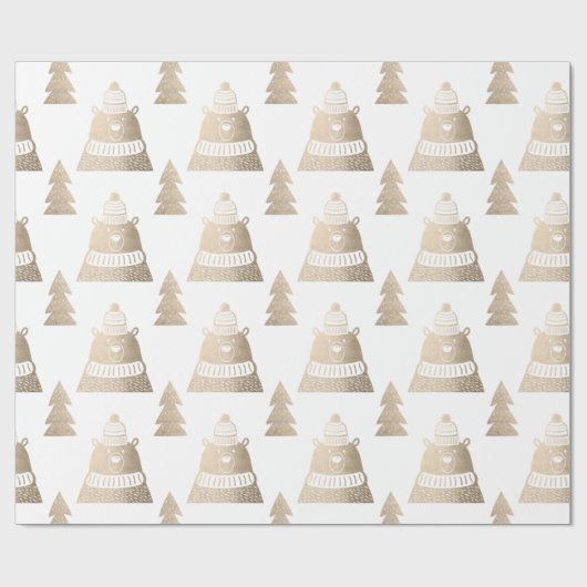 Niedliche hübsche Rose Geschenkpapier (Flach)