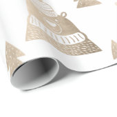 Niedliche hübsche Rose Geschenkpapier (Rolleneckpunkt)