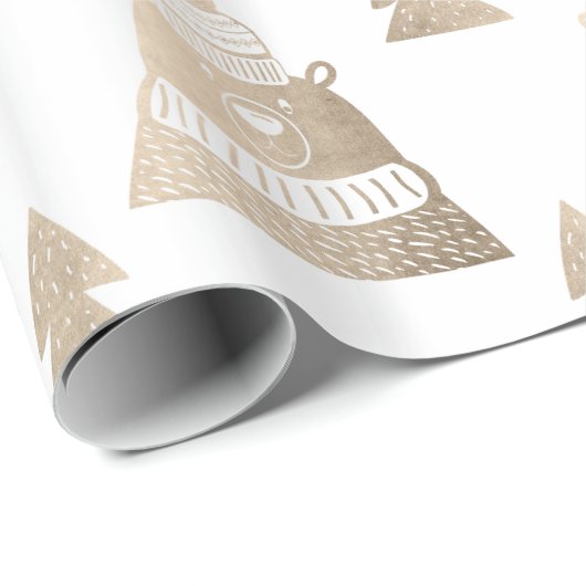 Niedliche hübsche Rose Geschenkpapier (Rolleneckpunkt)