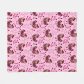 Niedliche Hühner Fleecedecke (Vorderseite (Horizontal))