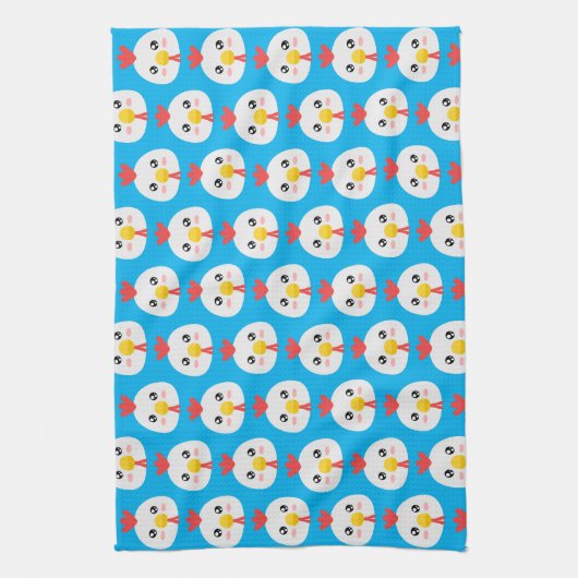 Niedliche Hühner Geschirrtuch (Vertikal)