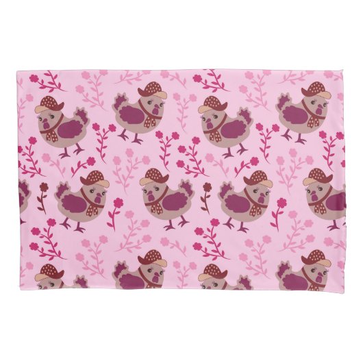 Niedliche Hühner Kissenbezug (Vorderseite)