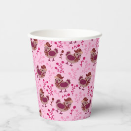 Niedliche Hühner Pappbecher