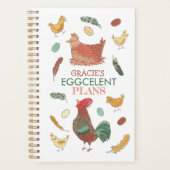 Niedliche Hühner Planer (Vorderseite)