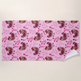 Niedliche Hühner Strandtuch