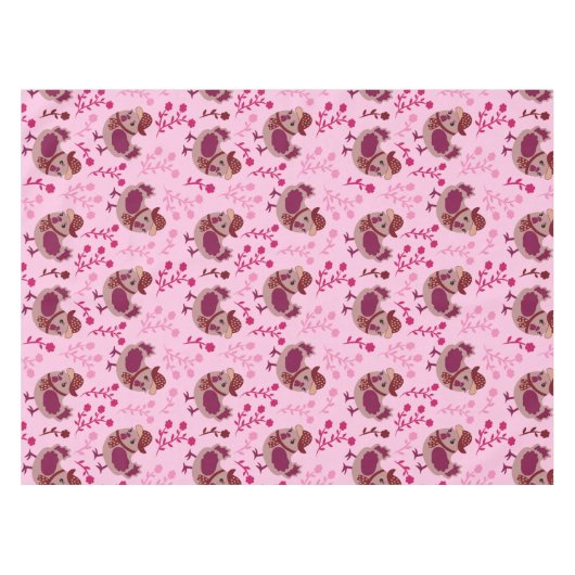 Niedliche Hühner Tischdecke (Vorderseite (Horizontal))