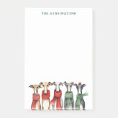 Niedliche Hühner und Hunde im Hund Post-it Klebezettel (Vorderseite)