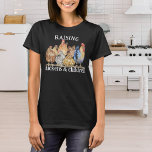 Niedliche Hühner- und Kinderhütte Mama T-Shirt<br><div class="desc">Niedliche Aquarellhühner und ein Hahn mit einem lustigen,  anpassbaren Text "Heben und Kinder" Design für eine Hausmama.</div>