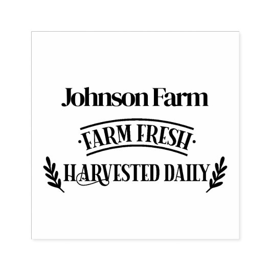 Niedliche Hühnerfarm Frische Eier Faltschachtel mi Gummistempel (Prägung)