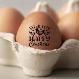 Niedliche Hühnerfarm Frische Wildtiere Gummistempel