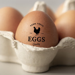 Niedliche Hühnerfarm Frische Wildtiere Gummistempel