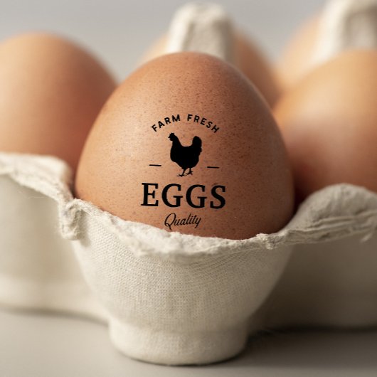 Niedliche Hühnerfarm Frische Wildtiere Gummistempel