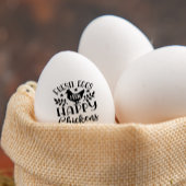 Niedliche Hühnerfarm Frische Wildtiere Gummistempel