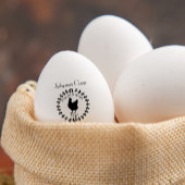 Niedliche Hühnerfarm Frische Wildtiere Gummistempel