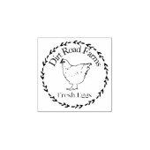 Niedliche Hühnerfarm Orpington Frische Wildschwein Gummistempel (Prägung)