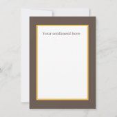 niedliche Hühnerfreunde fühlen sich wohl Mitteilungskarte (Rückseite)