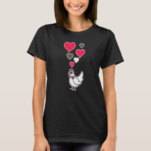 Niedliche Hühnerherzen - Hühnerlange Lover I Liebe T-Shirt