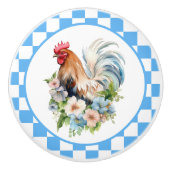 Niedliche Hühnerliebhaber Keramikknauf (Vorderseite)