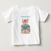 Niedliche Hülle, Leuchtturm Waves Baby T-shirt (Vorderseite)