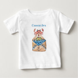 Niedliche Hülle, Leuchtturm Waves Baby T-shirt