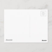 Niedliche Hummel aus roter Koralle Postkarte (Rückseite)