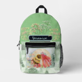 Niedliche Hummel Bedruckter Rucksack (Vorderseite)
