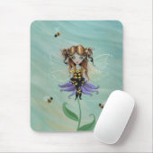 Niedliche Hummel Bee Fairy Mousepad (Mit Mouse)