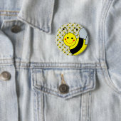 Niedliche Hummel-Biene Button (Beispiel)