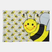 Niedliche Hummel-Biene Geschirrtuch (Horizontal)