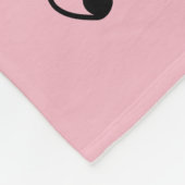 Niedliche Hummel-Biene personalisiert Fleecedecke (Ecke)