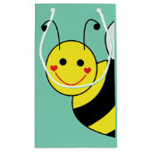 Niedliche Hummel-Biene personalisiert Kleine Geschenktüte (Rückseite)