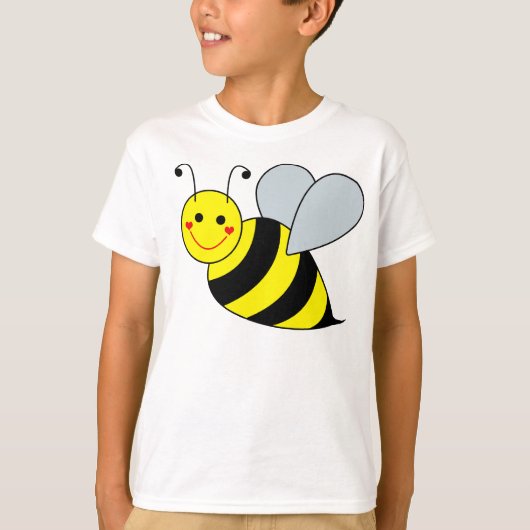 Niedliche Hummel-Biene T-Shirt (Vorderseite)