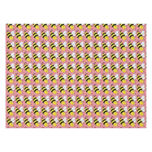 Niedliche Hummel-Biene Tischdecke (Vorderseite (Horizontal))