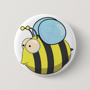 Niedliche Hummel Button