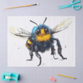 Niedliche Hummel für den Frühling bereit Seidenpapier (Basteln)