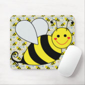 Niedliche Hummel mit Muster Mousepad (Mit Mouse)