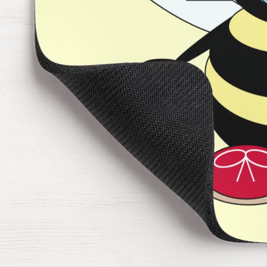 Niedliche Hummel Mousepad (Ecke)