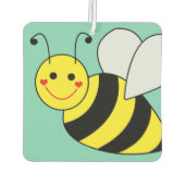 Niedliche Hummel Personalisiert Autolufterfrischer (Rückseite)