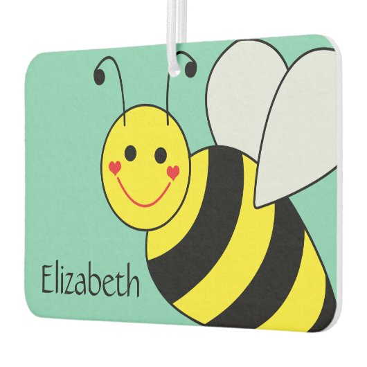 Niedliche Hummel Personalisiert Autolufterfrischer (Links)