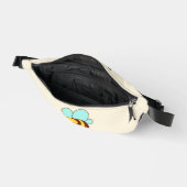 Niedliche Hummel personalisiert Bauchtasche (Offen)