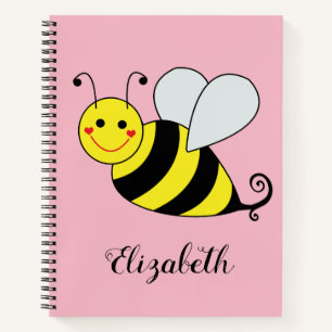 Niedliche Hummel Personalisiert Notizblock