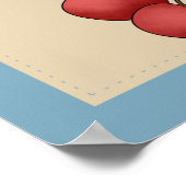 Niedliche Hummel Personalisiert Poster (Ecke)