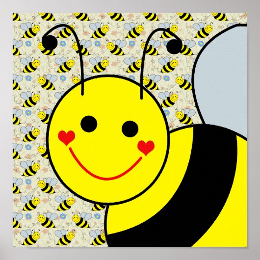 Niedliche Hummel Poster (Vorne)