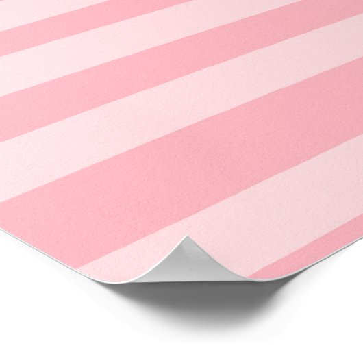 Niedliche Hummel - rosa Gelb Poster (Ecke)