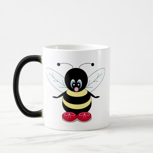 Niedliche Hummel-Tasse Verwandlungstasse (Links)