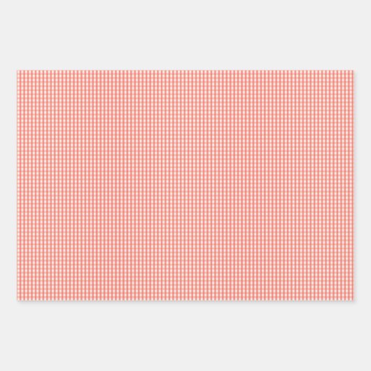 Niedliche Hummel, Tulips & Gingham | Rosa und Grün Geschenkpapier Set (Vorderseite 2)