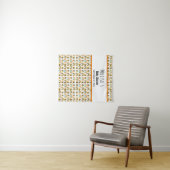 Niedliche Hummel und Regenbogen Muster Babydusche Wandteppich (Beispiel (Horizontal))