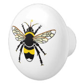 Niedliche Hummel - Wildtiere - Natur- Keramikknauf (Rechts)