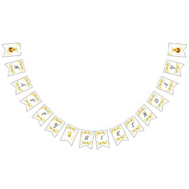 Niedliche Hummel Wimpelkette